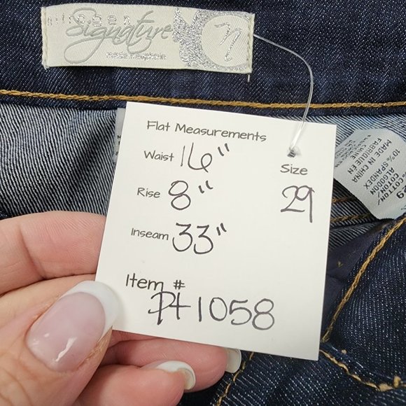 NITROGEN Signature Belle Bottom Denim Jeans Size 29 - Picture 12 of 12
